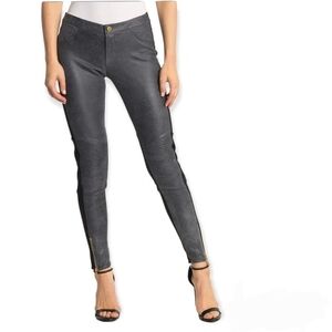 AS by DF Suzanne leather leggings moto style size 4